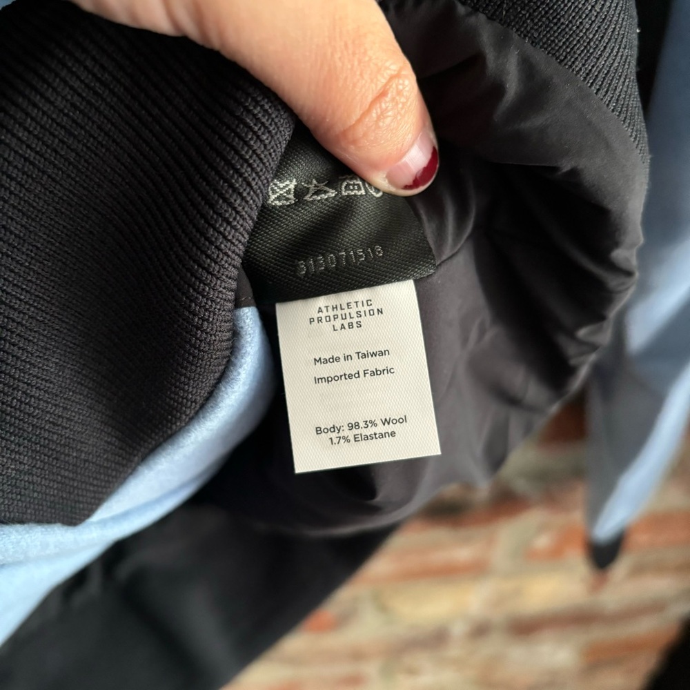 APL Blue Wool Varsity Jacket, M - Picture 6 of 7